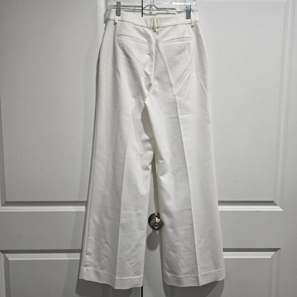 Lilly Pulitzer - Size 6 - Colletti High Rise Wide Leg Trouser Pant Coconut White - Picture 6 of 9